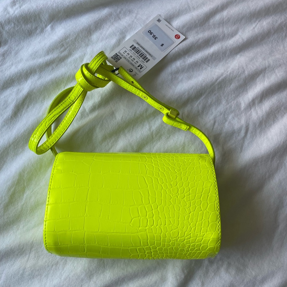 Green Zara bag